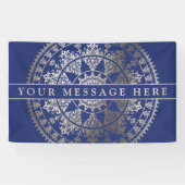 Aangepaste kleurengebeurtenisbanner Gold Foil Mand Spandoek (Horizontaal)