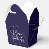 Aangepaste kleurenhalloween Spooktacular Favor Box Bedankdoosjes (Geopend)