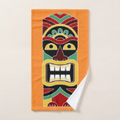 Aangepaste kleurenhanddoek voor Cool Tiki 2 Handdoek (Handdoek)