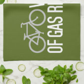 Aangepaste kleurenhanddoek voor fietsen theedoek (Gevouwen)