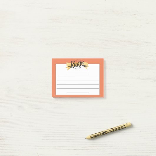 Aangepaste kleurenherkenning van werknemers na her post-it® notes (Op bureau)