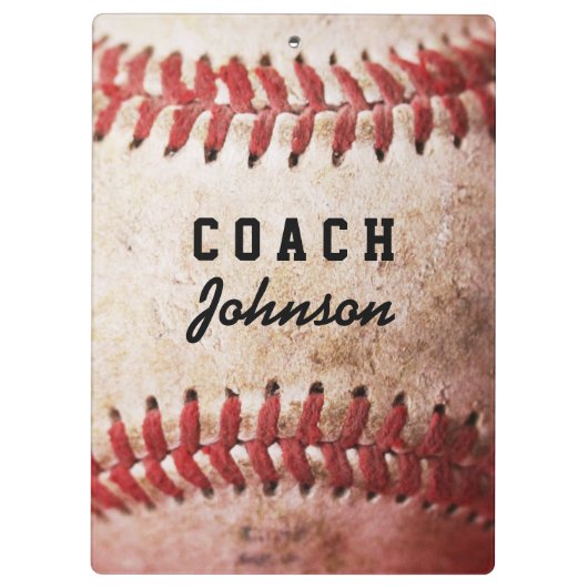 Aangepaste kleurenhonkbal klembord (Achterkant)