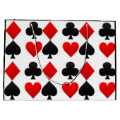 Aangepaste kleurenkaart voor deck-Vegas, hart/scho Large Cadeautasje (Achterkant)