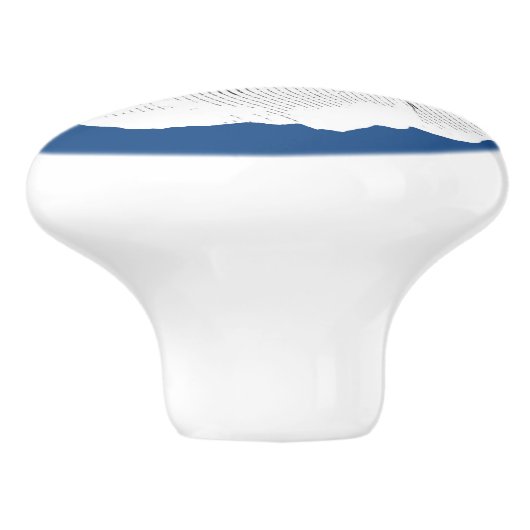 Aangepaste kleurenkast voor grafisch Roos Keramische Knop (Zijkant)