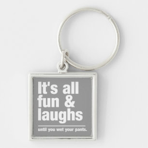 Aangepaste kleurenketen voor FUN & LAUGHS Sleutelhanger