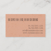 Aangepaste kleurenkooksmes whisky badge kookplaat visitekaartje (Achterkant)