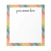 Aangepaste kleurenlaptop notitieblok (Voorkant)