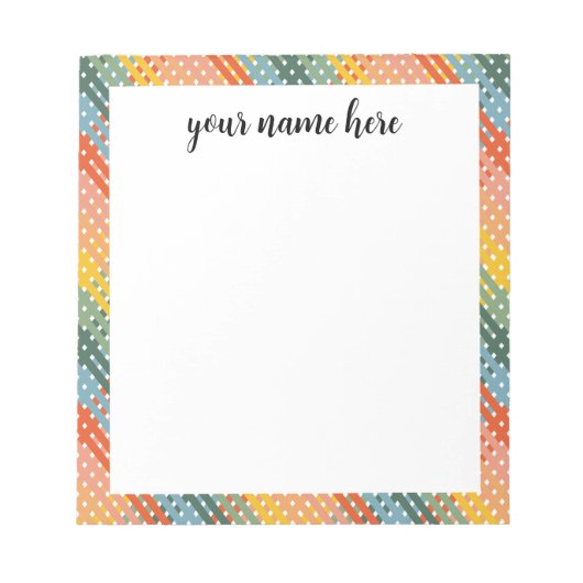 Aangepaste kleurenlaptop notitieblok (Voorkant)