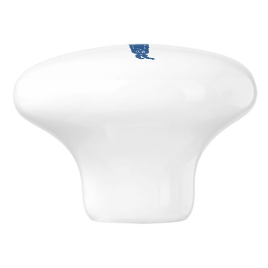 Aangepaste kleurenlibel - kabinetschoppen keramische knop (Zijkant)