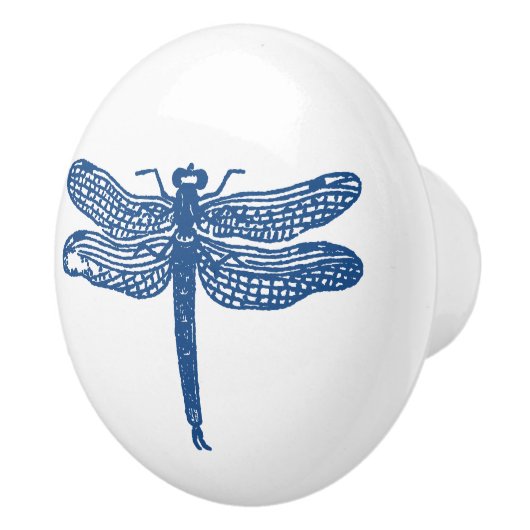 Aangepaste kleurenlibel - kabinetschoppen keramische knop (Rechts)