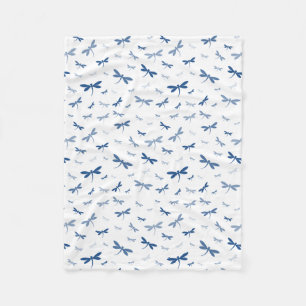 Aangepaste kleurenlibellen - Diverse schaduwen Fleece Deken