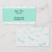 Aangepaste kleurenlibellen - Diverse schaduwen Visitekaartje (Voorkant / Achterkant)