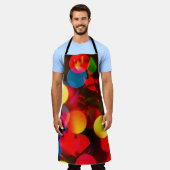 Aangepaste kleurenlichten schort (Gedragen)