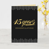 Aangepaste kleurenmijlpaal voor werknemers-verjaar kaart (Gele Bloem)