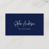 Aangepaste kleurenminimalist voor sociaal mediascr visitekaartje (Voorkant)