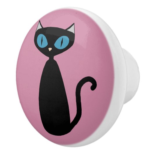 Aangepaste kleurenmod-kat - kabinetknop keramische knop (Rechts)