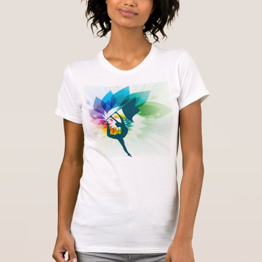 Aangepaste kleurenmonitor T-shirt (Voorkant)