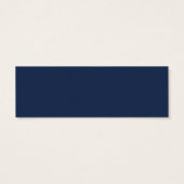 Aangepaste kleurenmonogram bruiloft Website kaarte Mini Visitekaartjes (Achterkant)