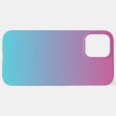 Aangepaste kleurenombre iPhone hoesje (Achterkant horizontaal)