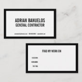 Aangepaste kleurenrand visitekaartje (Voorkant / Achterkant)