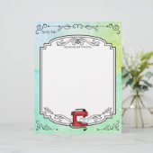 Aangepaste kleurenretro standaard mixer recept let (Staand voorkant)