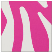 Aangepaste kleurenroze en witte zebra afdrukstruct stof (Close Up)