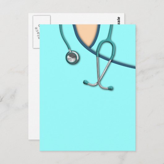 Aangepaste kleurenscrobs briefkaart (Voorkant / Achterkant)