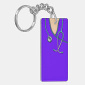 Aangepaste kleurenscrobs sleutelhanger (Voorkant Links)