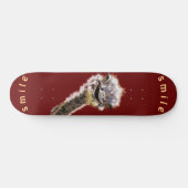 Aangepaste kleurenskateboard - Happy Ostrich - gli Persoonlijk Skateboard (Horizontaal)