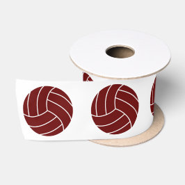 Aangepaste kleurenvolleybalteamsport satijnen lint