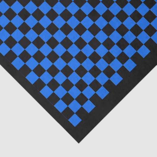 Aangepaste kleurenzwarte/blauwe controlegroep tissuepapier (Detail)