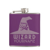 Aangepaste kleurkolf voor de wizard Wetenschap Heupfles (Voorkant)