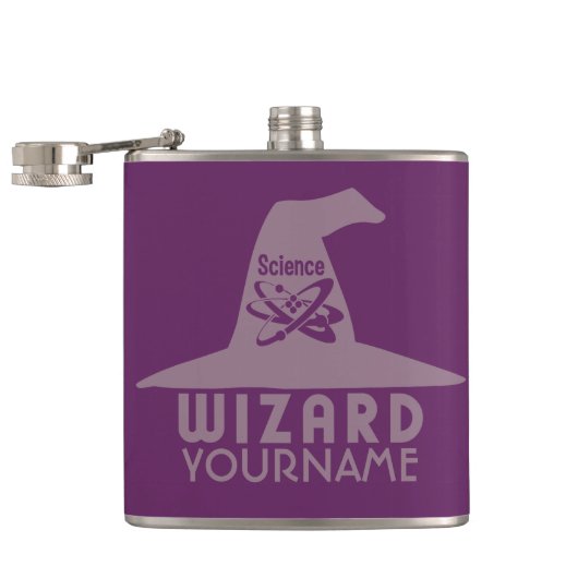 Aangepaste kleurkolf voor de wizard Wetenschap Heupfles (Geopend)