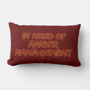 Aangepaste kleurkussen voor Anger Management Kussen