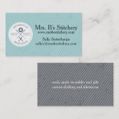 Aangepaste kleurnaadloze naadstresswijzigingsbadge visitekaartje (Voorkant / Achterkant)