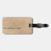 Aangepaste kleurnaam Titel Voeg hier uw Logo toe B Bagagelabel (Achterkant horizontaal)