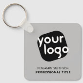 Aangepaste kleurnaam Titel Voeg hier uw Logo toe B Sleutelhanger (Voorkant)