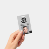 Aangepaste Kleurnaam Titel Voeg uw logo hier toe M Badge (Handheld)