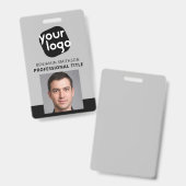 Aangepaste Kleurnaam Titel Voeg uw logo hier toe M Badge (Voor- en achterkant)