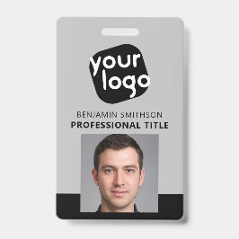 Aangepaste Kleurnaam Titel Voeg uw logo hier toe M Badge