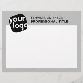 Aangepaste Kleurnaam Titel Voeg uw logo hier toe M Briefhoofd