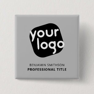 Aangepaste Kleurnaam Titel Voeg uw logo hier toe M Vierkante Button 5,1 Cm