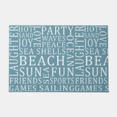 Aangepaste kleuromloopmatten voor kleurafhankelijk deurmat (Voorkant)