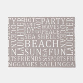 Aangepaste kleuromloopmatten voor kleurafhankelijk deurmat (Voorkant)