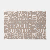 Aangepaste kleuromloopmatten voor kleurafhankelijk deurmat (Voorkant)