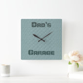 Aangepaste kleuromslag in werkshop vierkante klok (Huis)