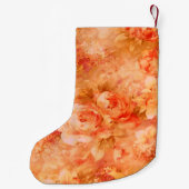 Aangepaste kleuromslag met kersttouwtjes kleine kerstsok (Achterkant)