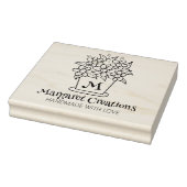 Aangepaste kleuromslag met liefde, groot rubberstempel (Stempel)