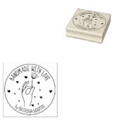 Aangepaste kleuromslag met liefde, rubberstempel (Gestempeld)