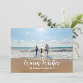 Aangepaste kleuromslag voor groeten Foto Feestdagenkaart (Staand voorkant)